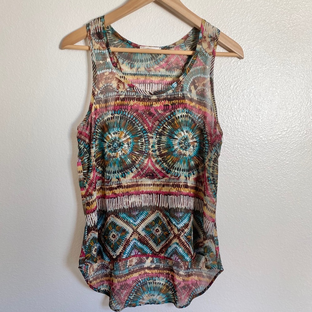 POETRY Bohemian Hippie Flowy Tank Top